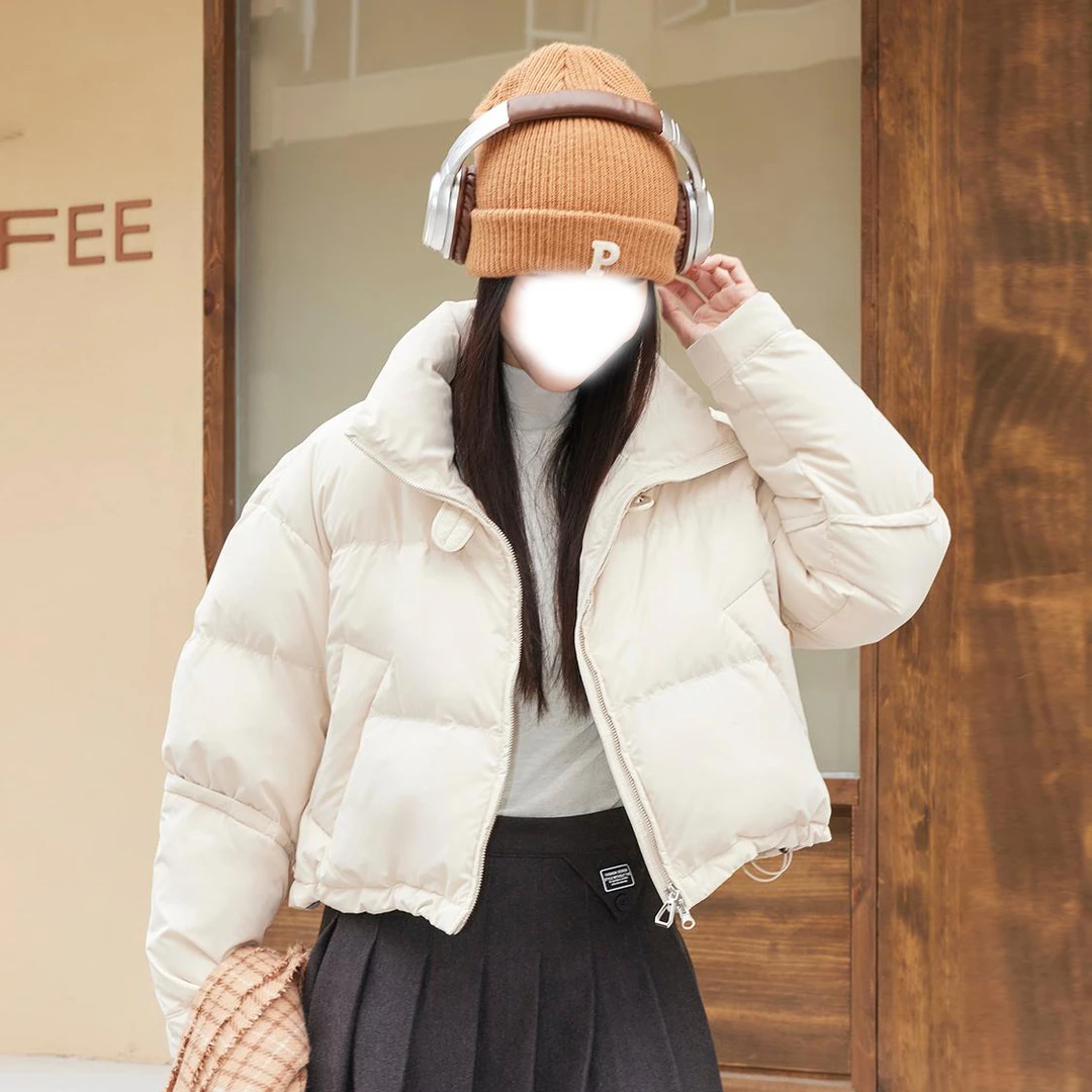 【佩辣雪专属】6740短款时尚宽松韩版棉衣棉服2023冬季休闲百搭女士
