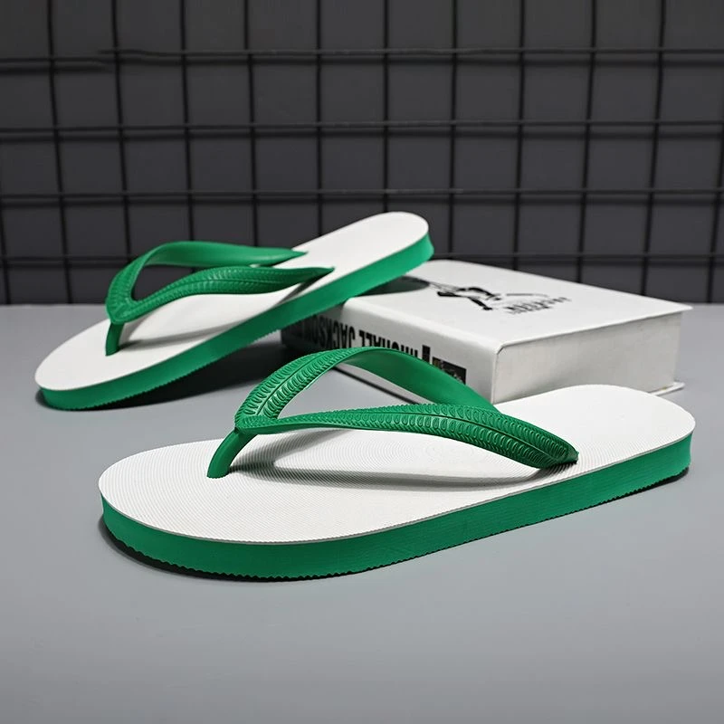 经典越南厚底橡胶人字拖男夏外穿越南拖鞋男防滑防臭沙滩海边游玩