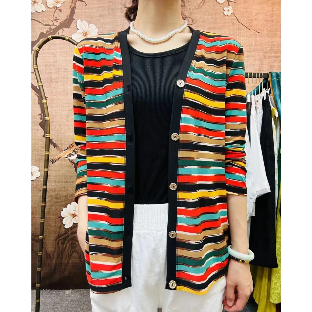 3039 夏季薄款开衫上衣外套