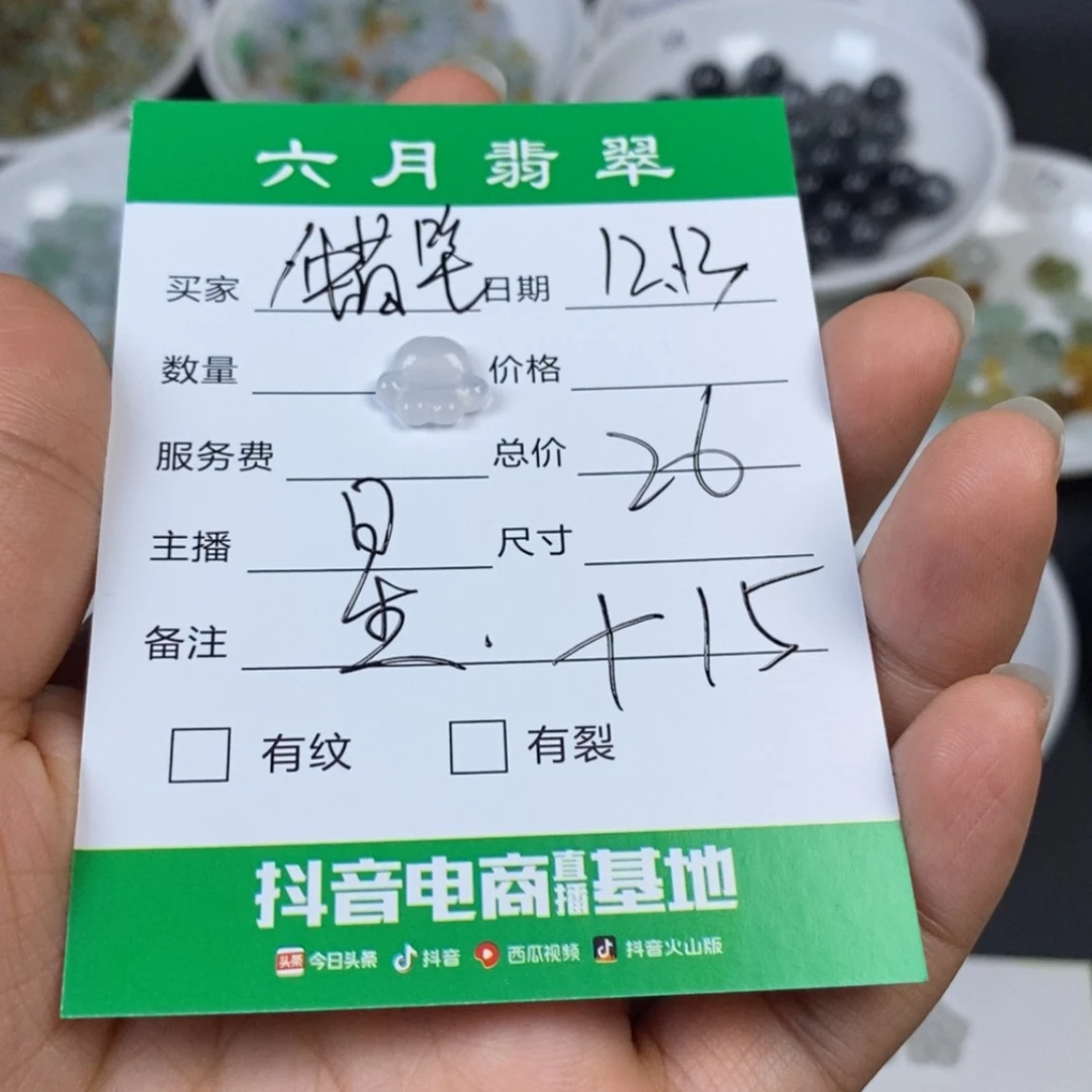 【闪购商品】翡翠颈饰未镶嵌蜡**