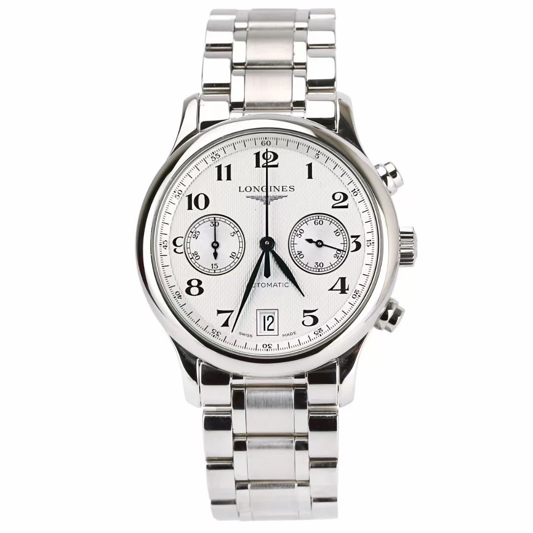 99新 Longines/浪琴 浪琴名匠双眼系列/自动机械21300元/38.5mm