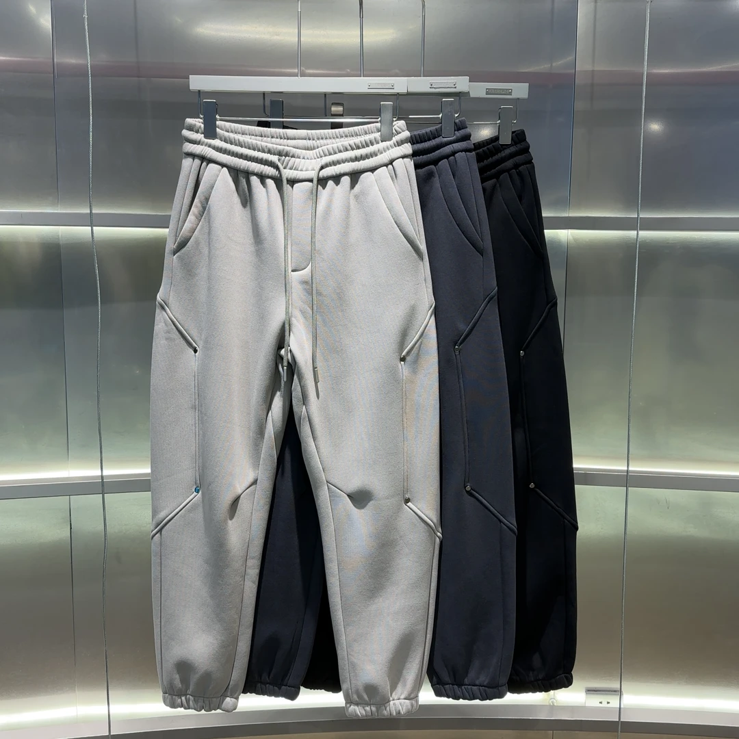 644-645 素劲2 男女潮牌长裤休闲裤秋冬加绒厚款 K351 CK