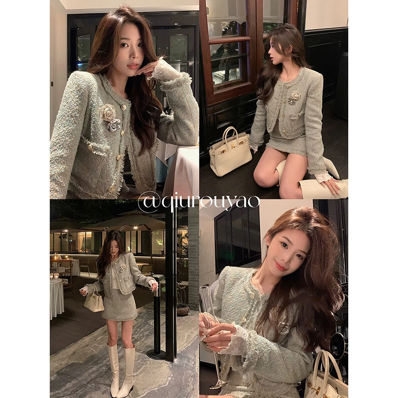 【QIUROUYAO邱肉瑶】矜贵松弛大女主~优雅香风套装