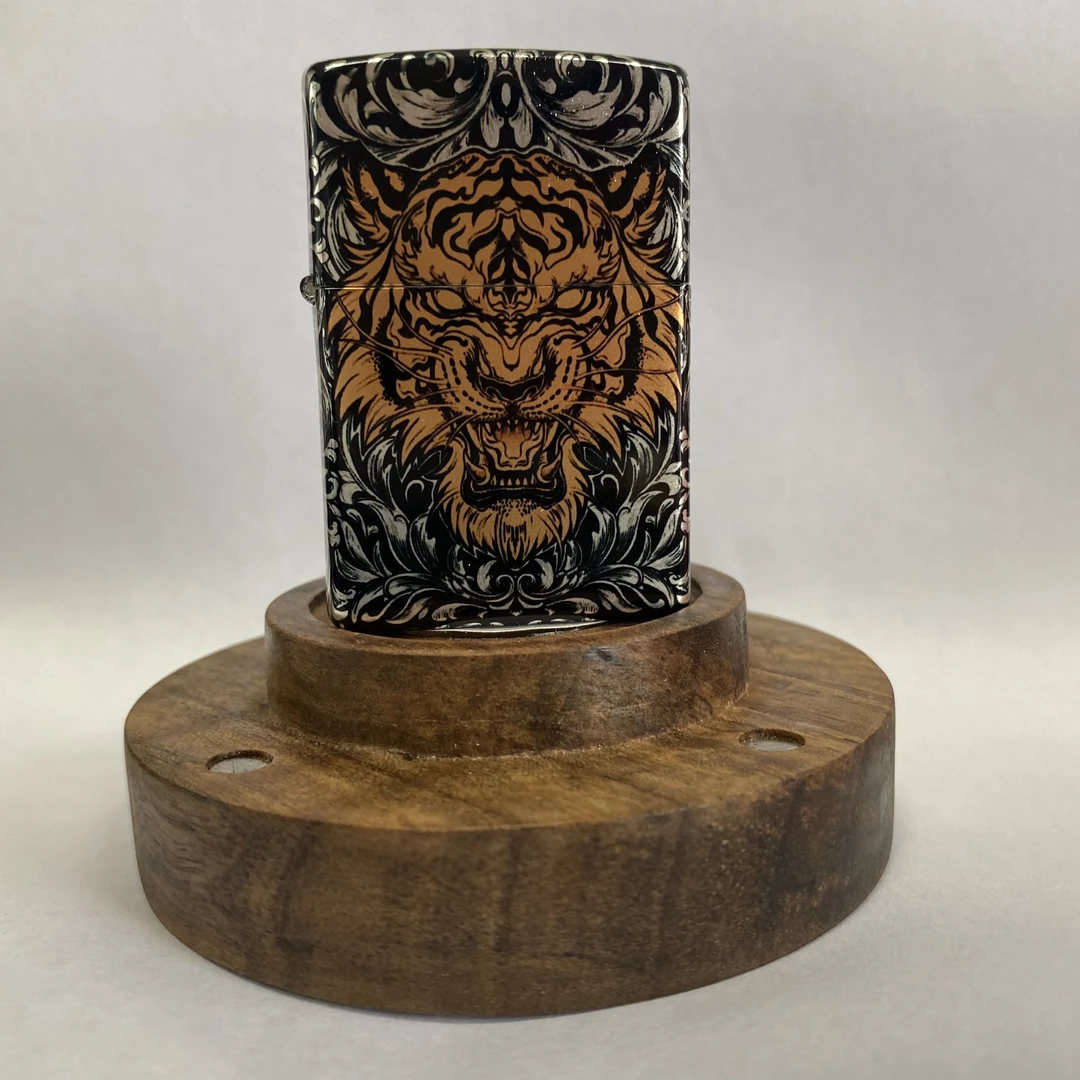 ZIPPO打火机-冰面彩印老虎头-个性经典送男友DY9902CY