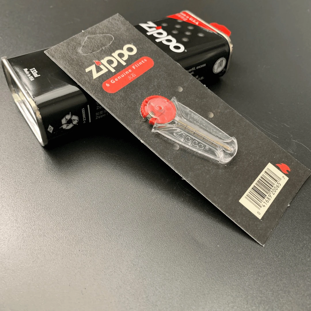 ZIPPO打火机配件 火石➕送133ml官方正品配件新老包装随机PJX1H1M1