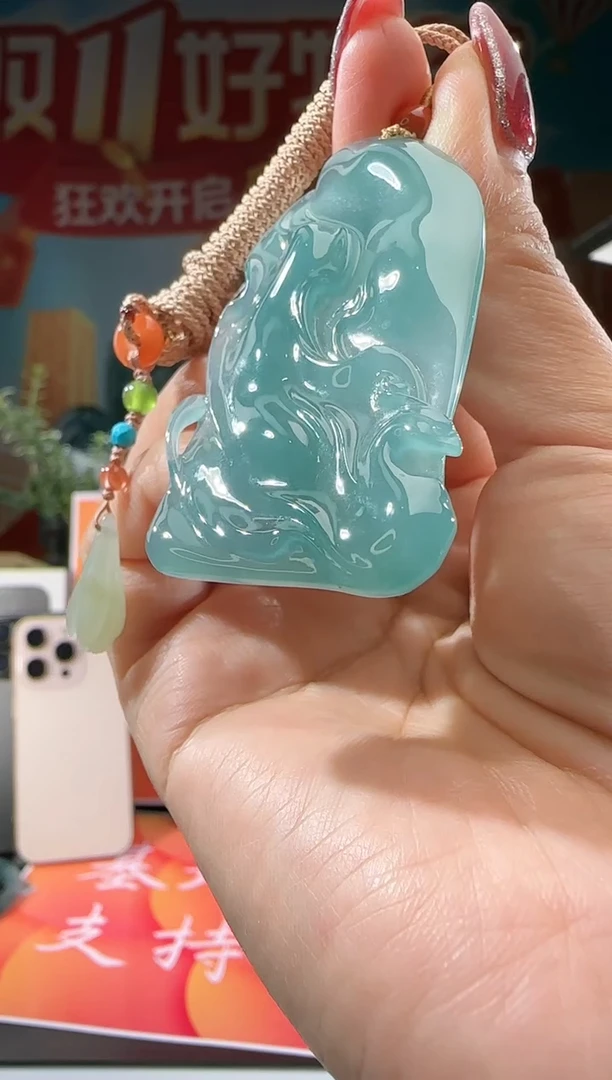 【闪购商品】翡翠吊坠(不含链)未镶嵌凤凰