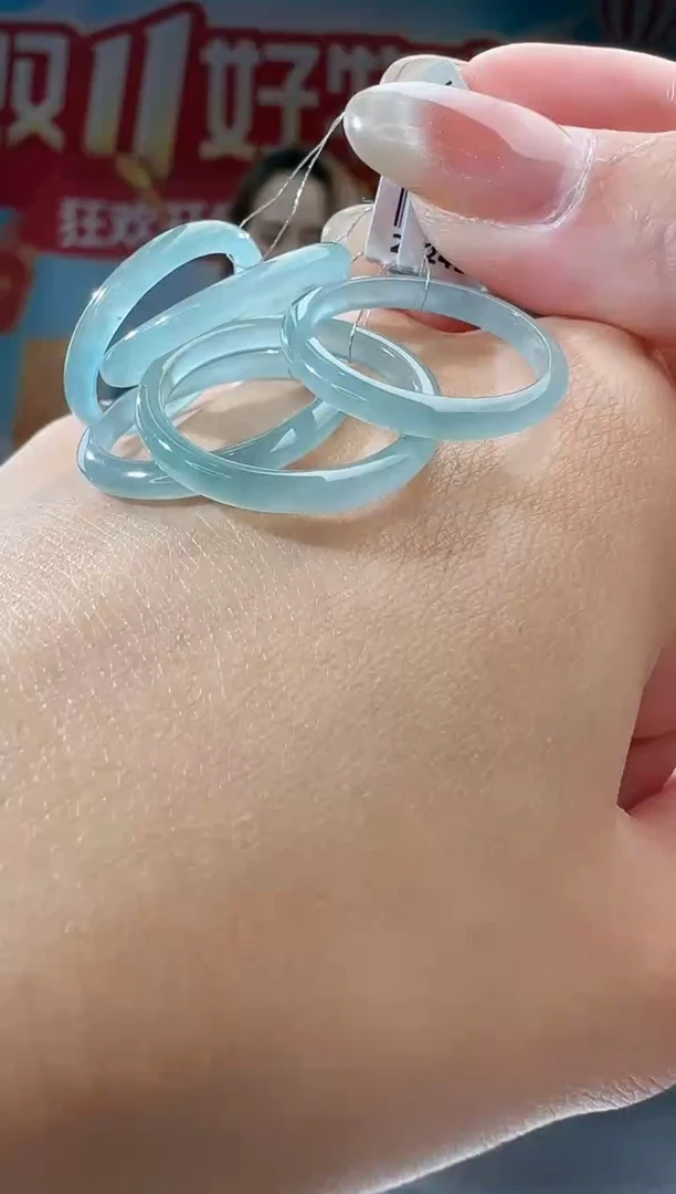 【闪购商品】翡翠戒指未镶嵌15圈口内可选多样性发一