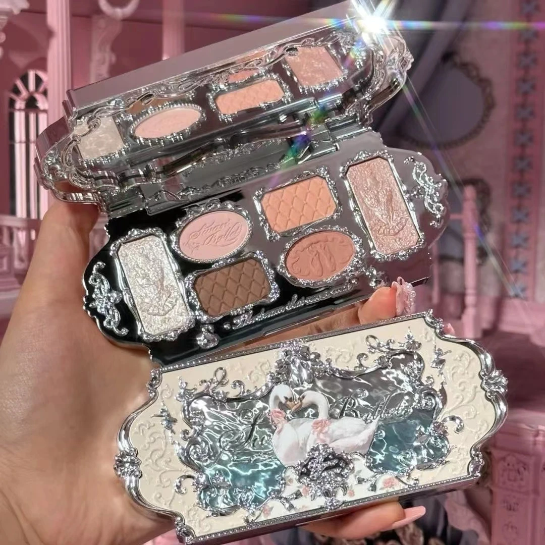 白天鹅六色眼影盘（没塑封）