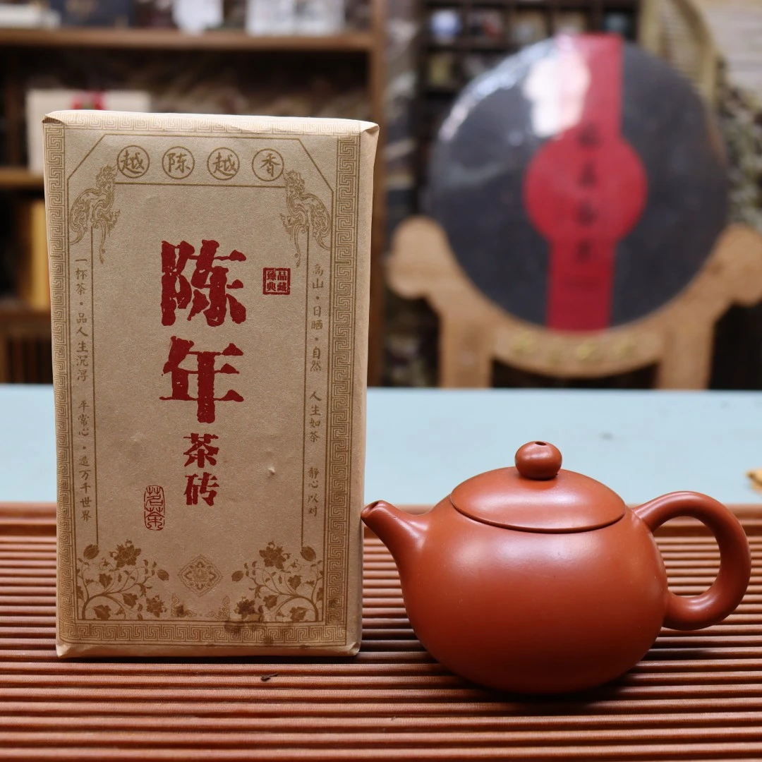 【江缘】福鼎白茶， 陈年茶砖·2008年寿眉 枣香 臻品典藏 500克