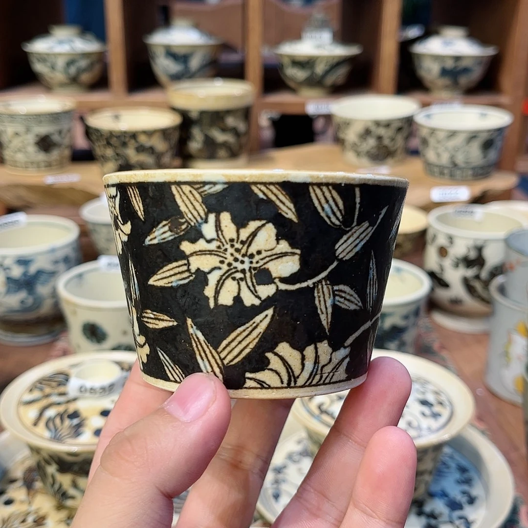 20 高温手工手绘釉下茶具陶瓷
