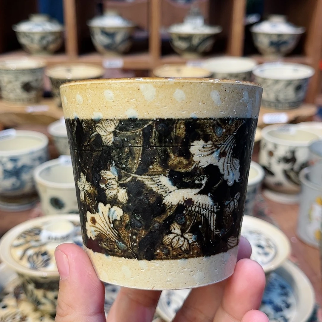 19 高温手工手绘釉下茶具陶瓷