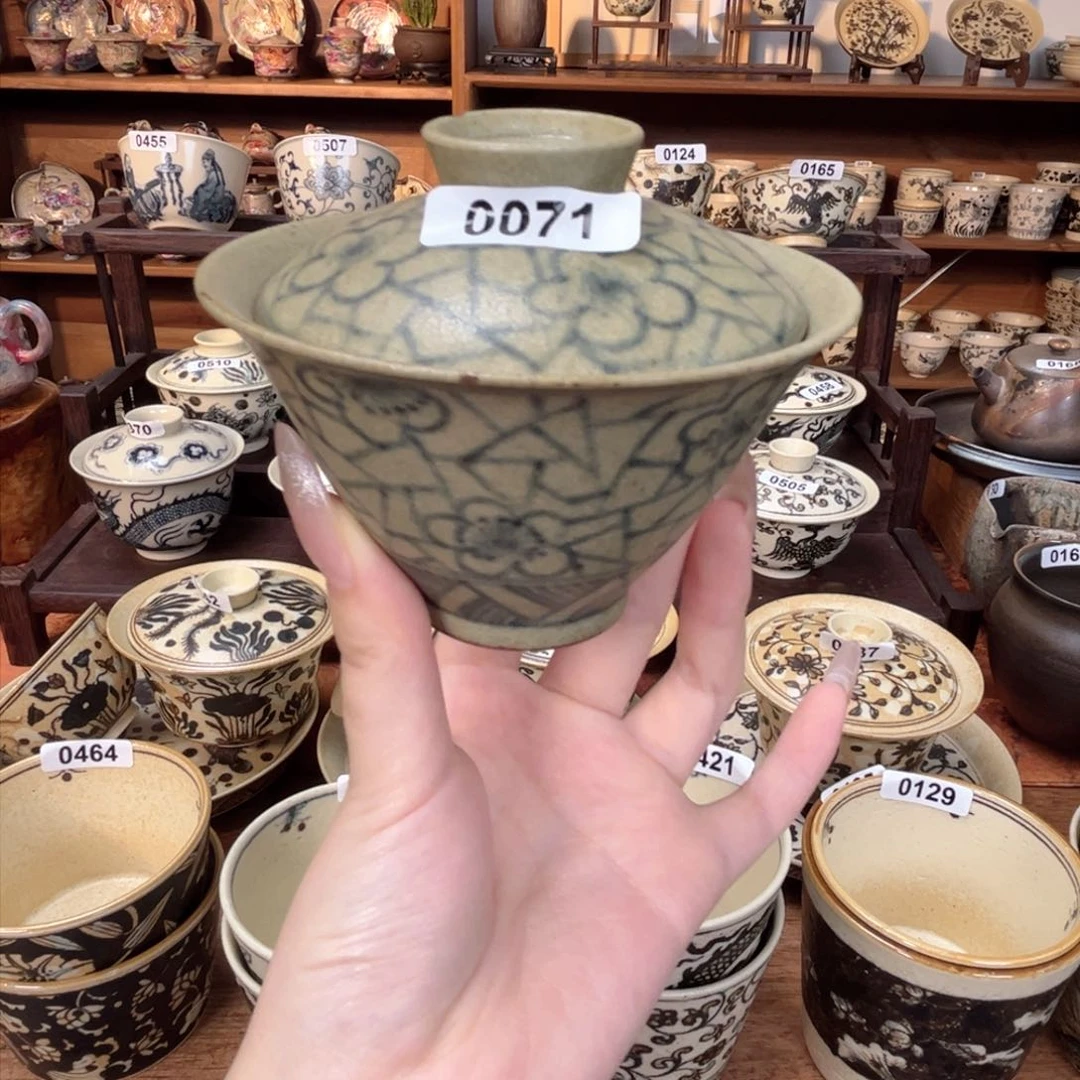 71 高温手工手绘釉下茶具陶瓷