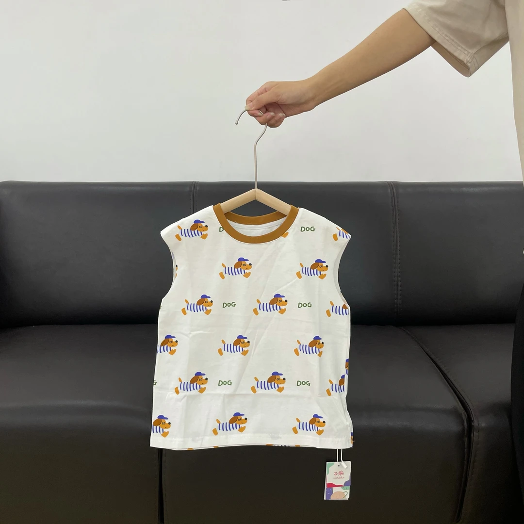 花bian*狗狗满印背心 7225