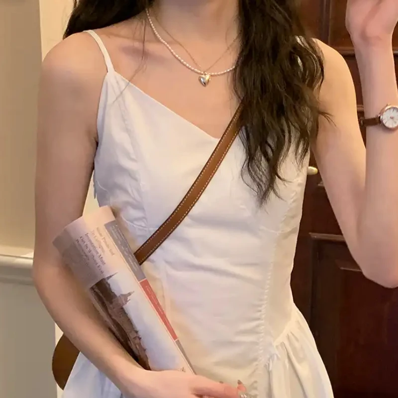 夏季女生纯欲吊带连衣裙