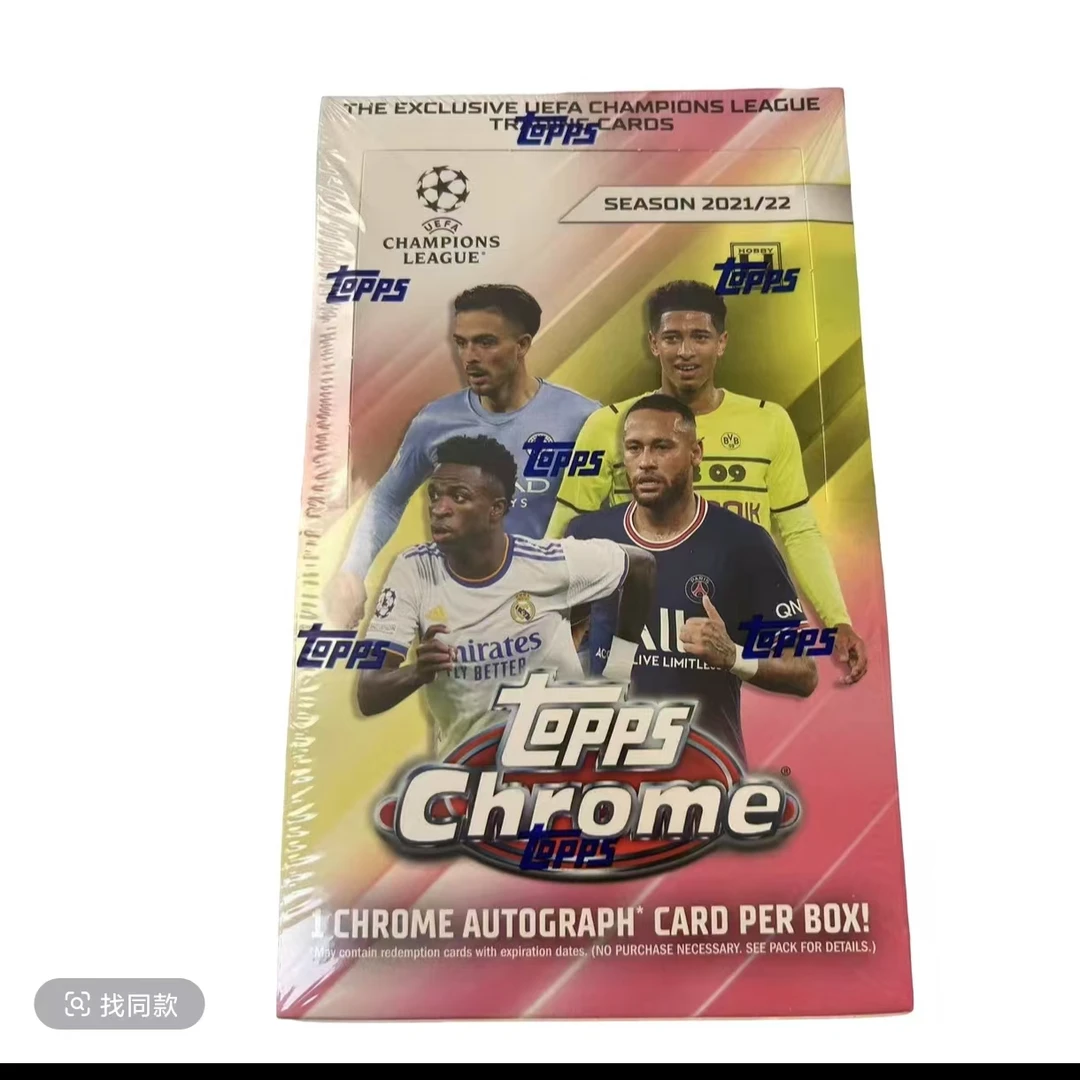 21-22 topps chrome 欧冠  hobby 球星卡盒 未成年禁止下单