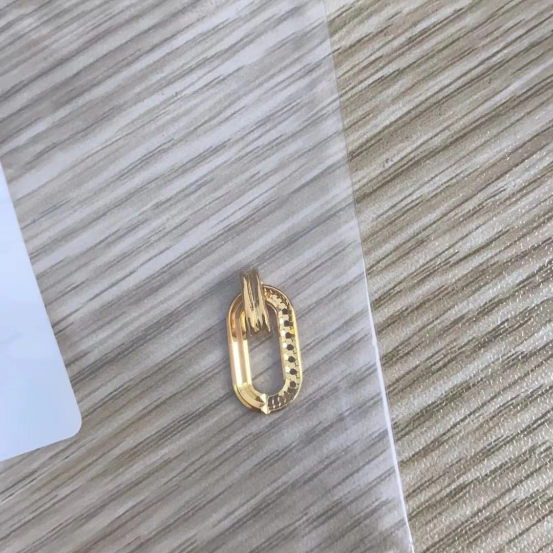 足金999 鱼鳞环环相扣吊坠