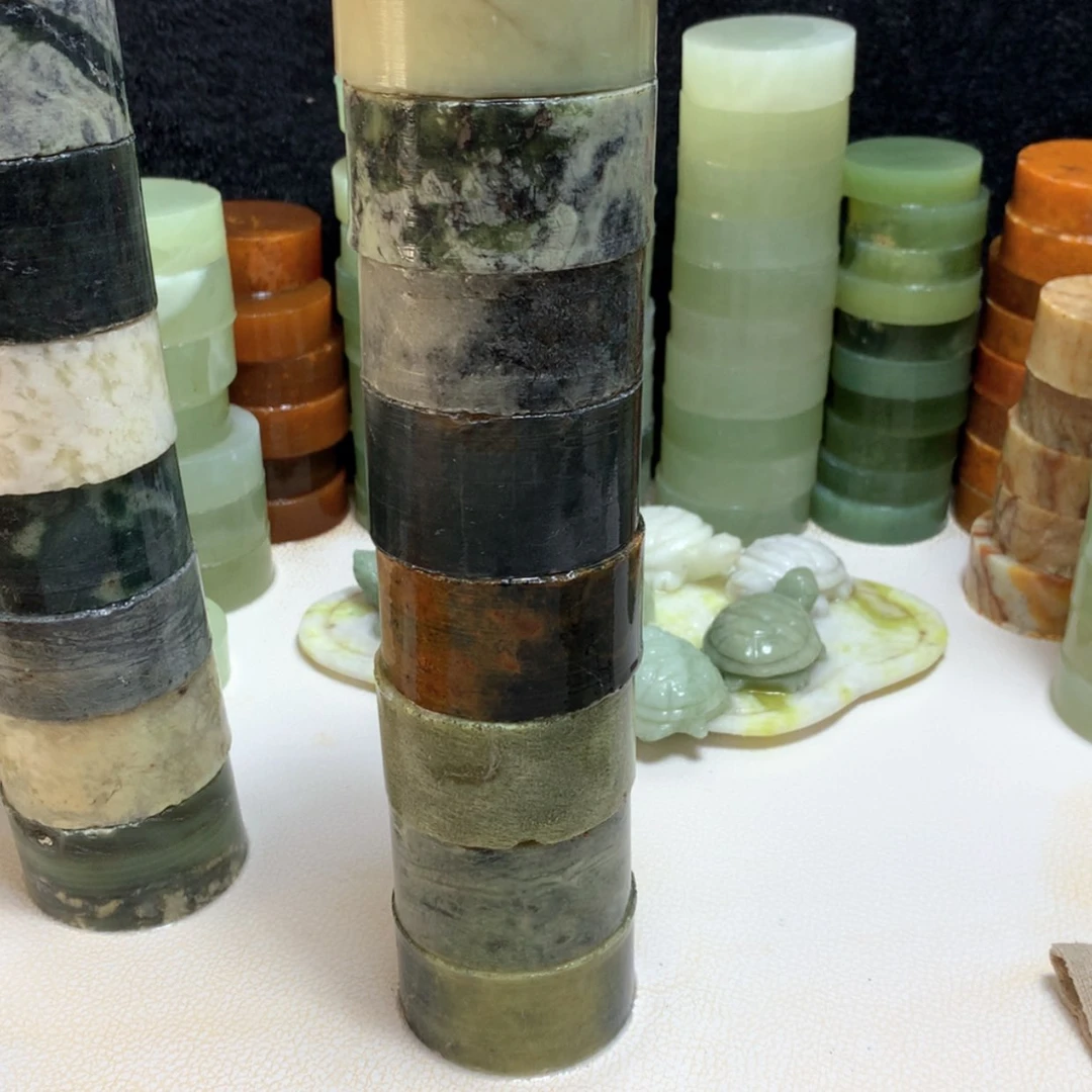 【闪购商品】蛇纹石玉珠宝半成品未镶嵌