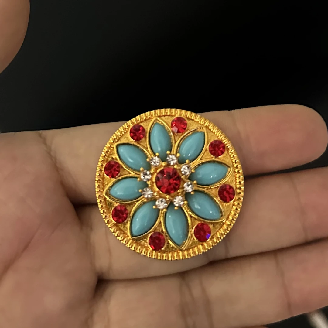 铜合金胸针 新款胸针蓝色款百搭款复古素款古风时尚