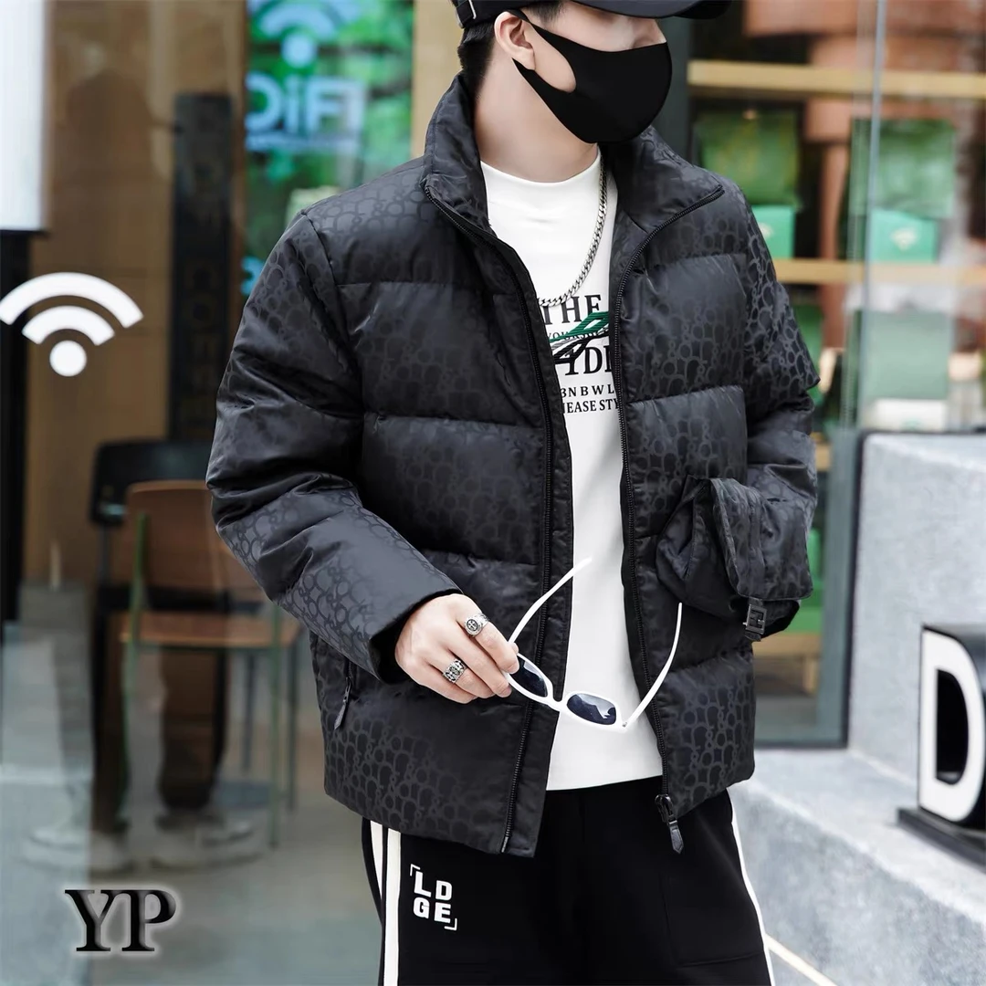 欧货新款男士冬款加厚保暖修身百塔白鸭绒羽绒服休闲夹克SK33993