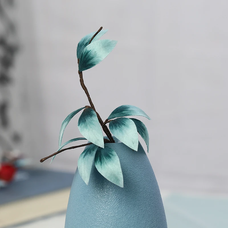 木池秋夏【沁竹】原创非遗绒花软簪中国风簪子复古汉服马面裙发饰