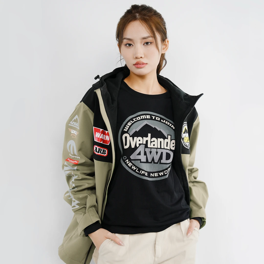 越野江湖【冲锋衣+T恤组合款】秋冬新款软壳抓绒保暖防水冲户外锋衣