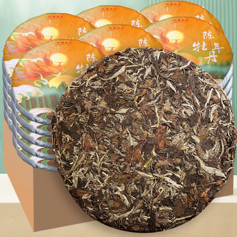 2008陈香白牡丹老白茶饼蜜香福鼎荒山福建正宗明前紧压茶叶300克