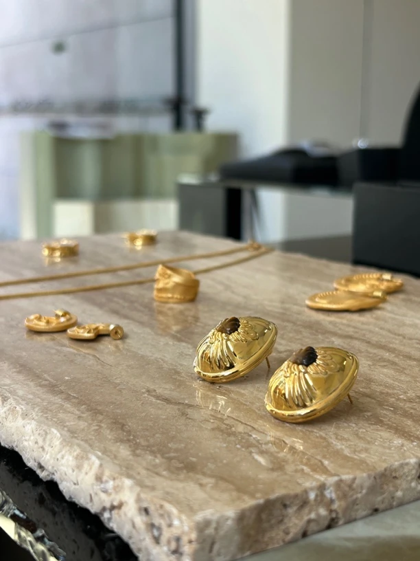 非金属合成锆石耳饰 SOLSOL买手店复古小众欧美气质耳环饰品合集