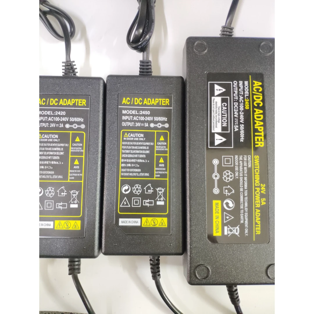 220V转直流电源适配器24V2A 24V3A 24V4A 24V5A交流转直流电源线