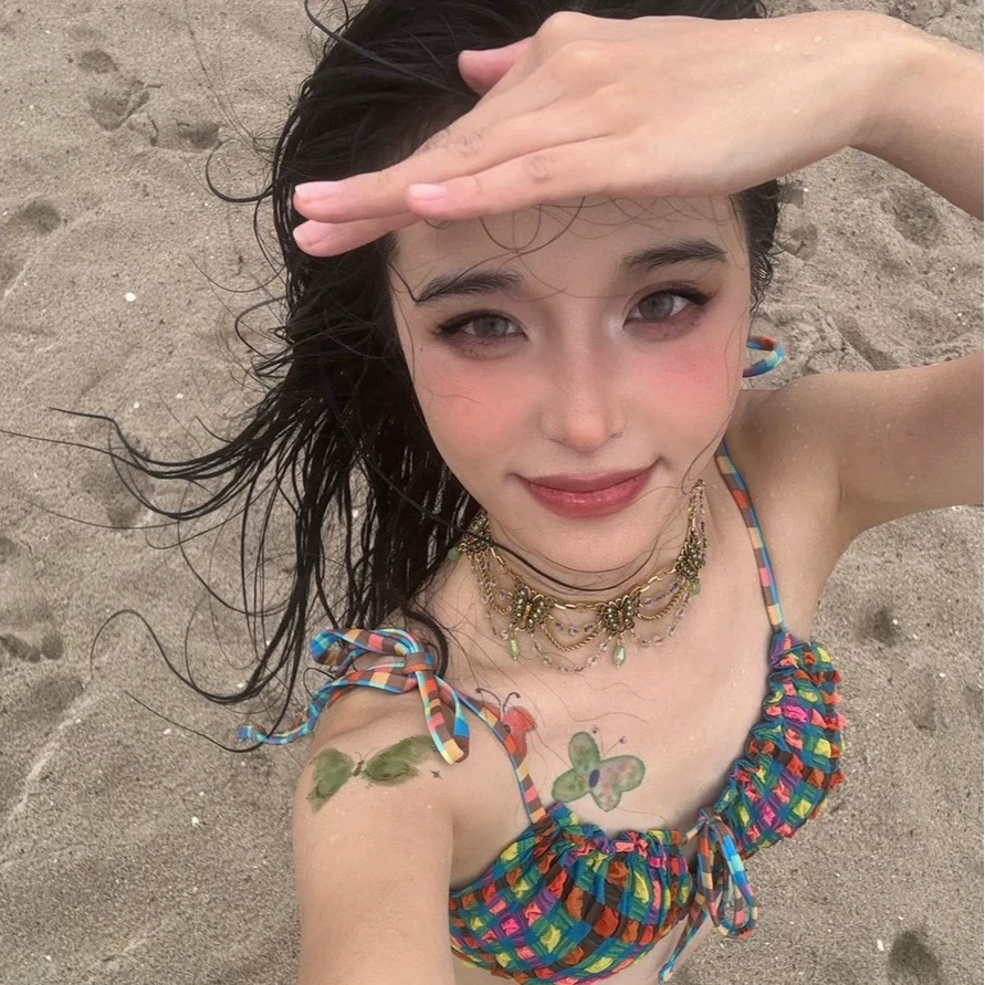 合金项链 【steph】新中式重工多层流苏蝴蝶项链女小众高级质感