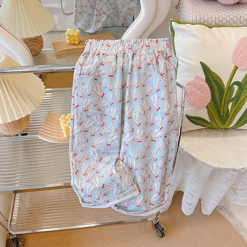 时尚春秋新款儿童水洗软牛仔裤休闲工装裤休闲裤宝宝欧若风童装