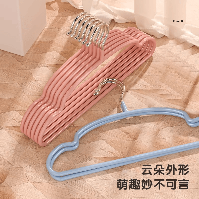 衣架儿童加粗防滑晾晒衣挂钩婴儿宿舍收纳无痕宝宝家用衣服架撑子