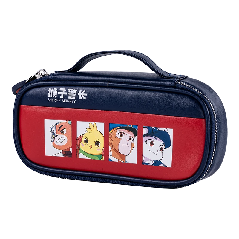 【宝宝巴士优选/宠粉】猴子警长探案记笔袋小学生文具笔袋