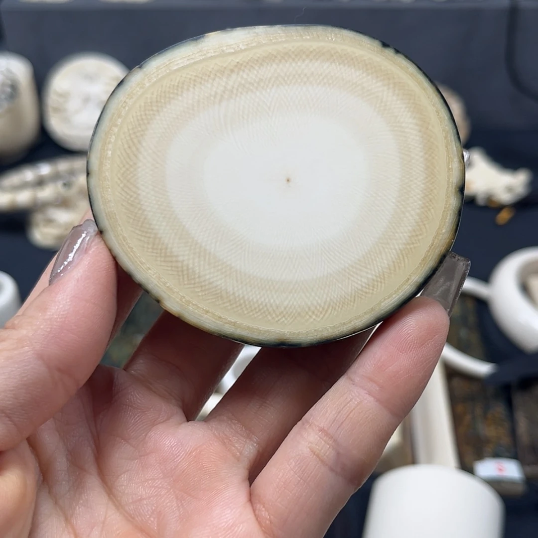 【闪购商品】白玉菩提吊坠老*猛犸牙