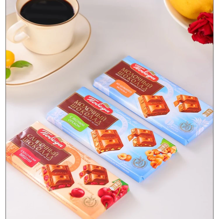 （临期）【4块装】巧可胜牌美味樱桃奶油味巧克力休闲零食优选