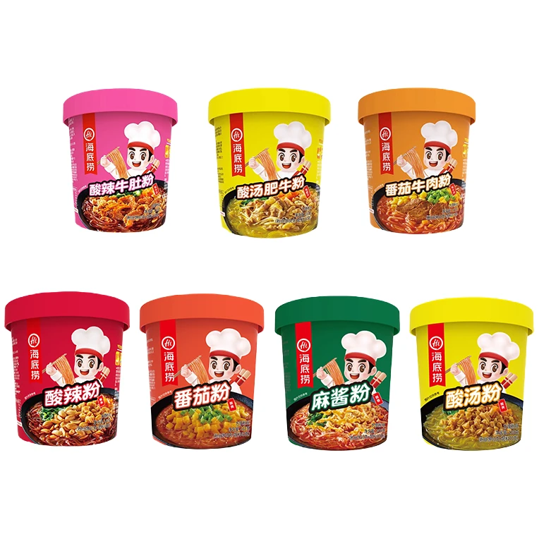 【到手6盒起】海底捞酸辣粉七种口味任选方便速食粉丝夜宵嗦粉美