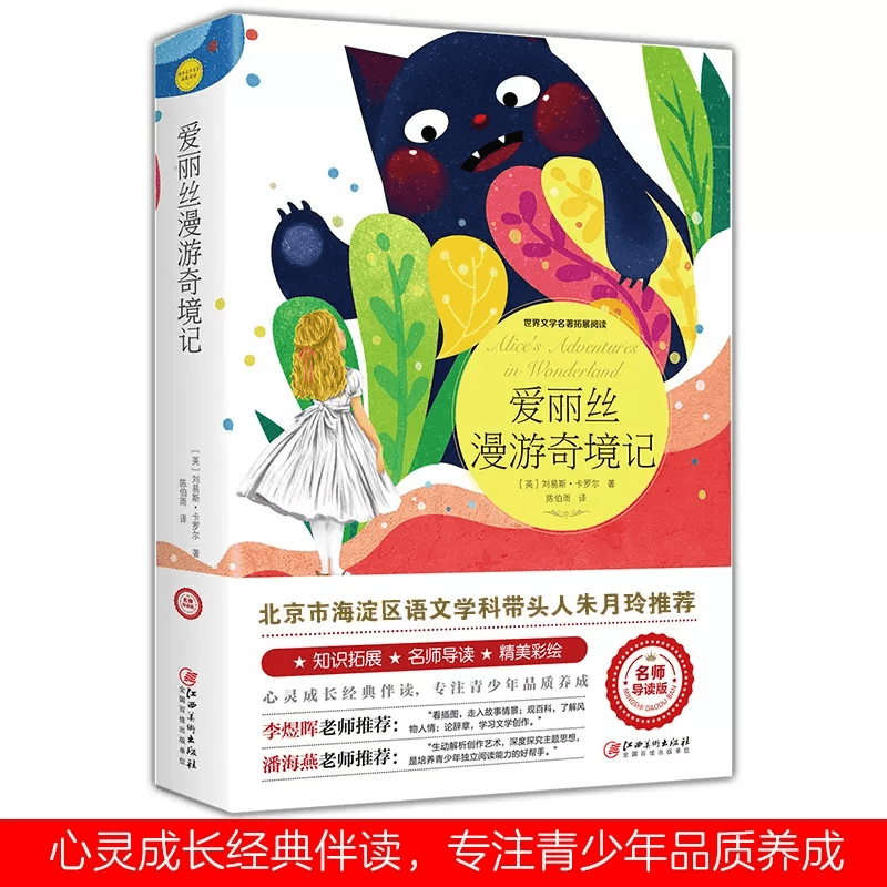爱丽丝漫游奇境记 文学名著拓展阅读 彩绘小学生课外阅读故事书籍