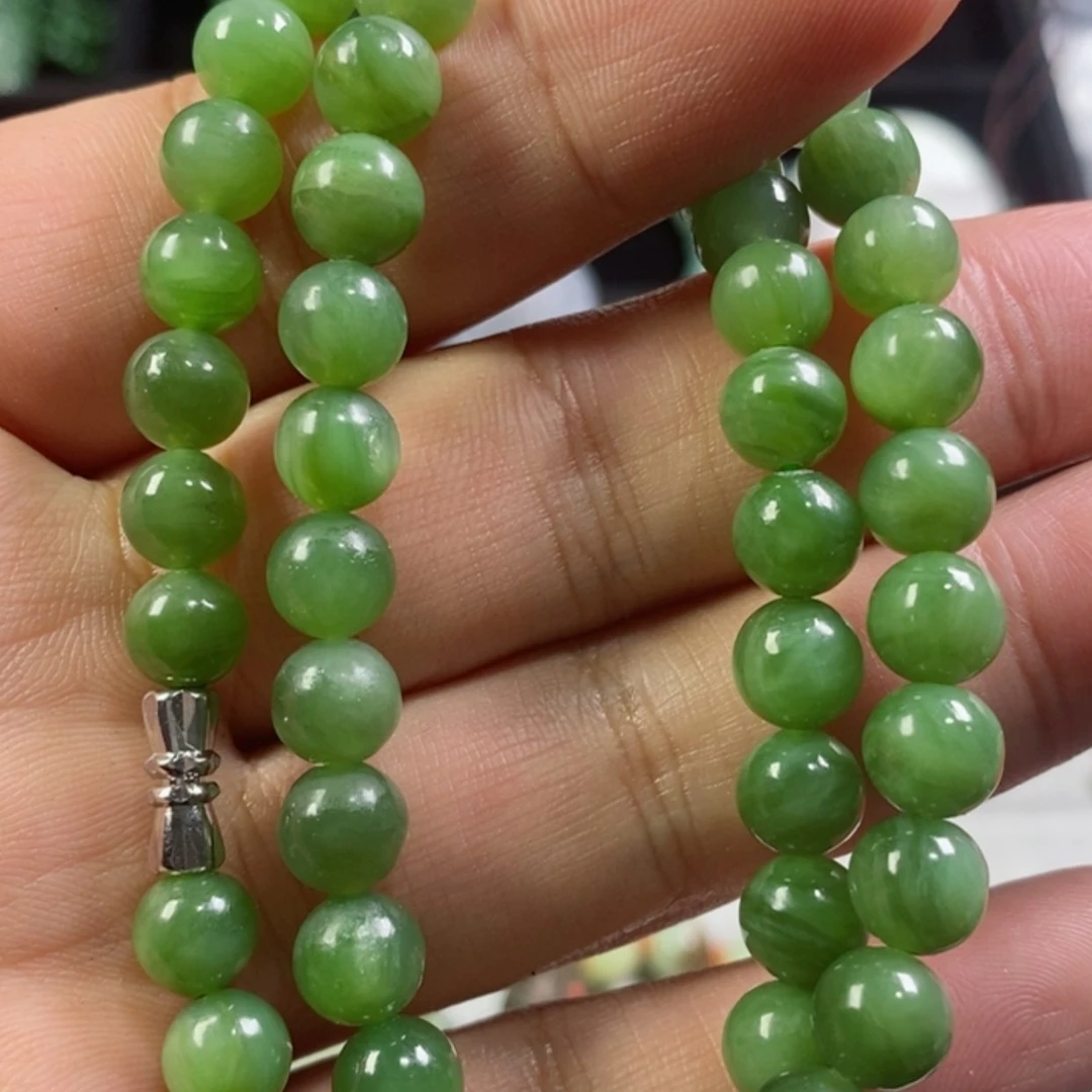 【闪购商品】和田玉（碧玉）手链未镶嵌