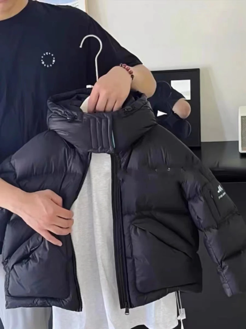 【断码清版 90白鸭绒 】冬季儿童时尚高货绒面包连帽防寒羽绒服w003