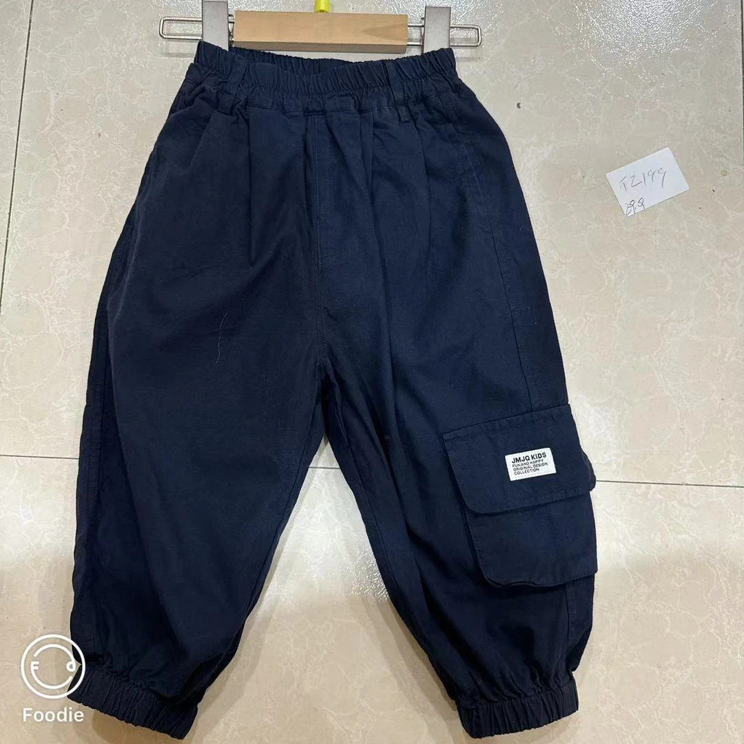 【JMJQ 20761】春秋款儿童韩版百搭不掉色休闲长裤