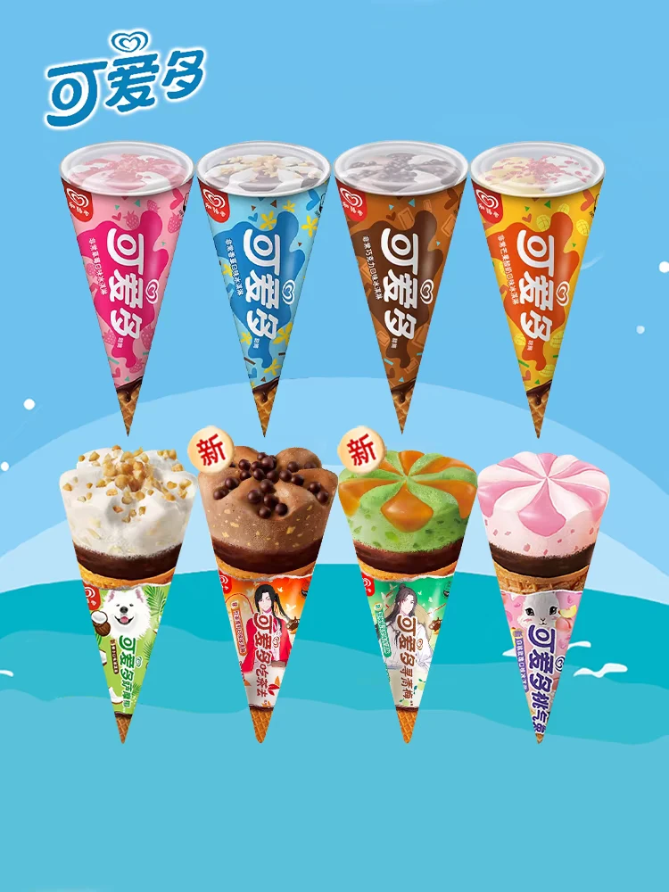 可爱多冰淇淋巧克力，草莓，香草，芒果，红茶厚乳，青梅普洱，布朗尼，椰子口味混搭5支