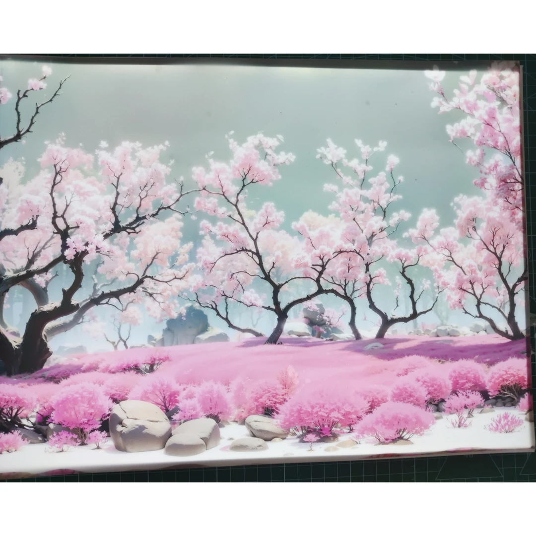 鱼缸背景纸草缸造景水族箱高清贴纸3d贴画氛围百搭款透明剪裁平面