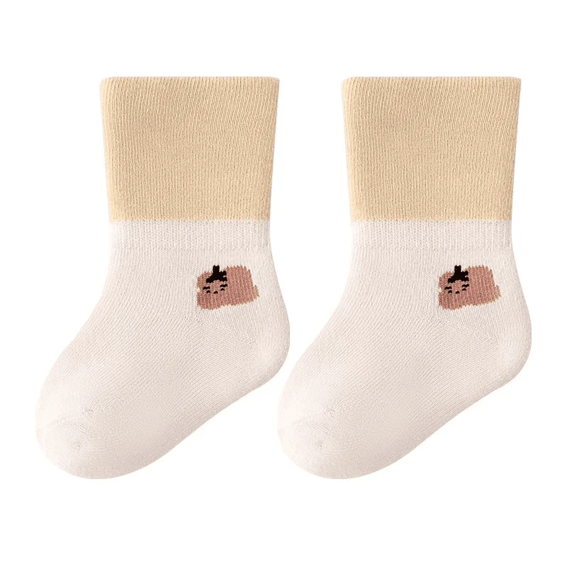 婴儿袜子a类棉秋冬季儿童袜子卡通中筒袜子长袜子新生儿宝宝袜子