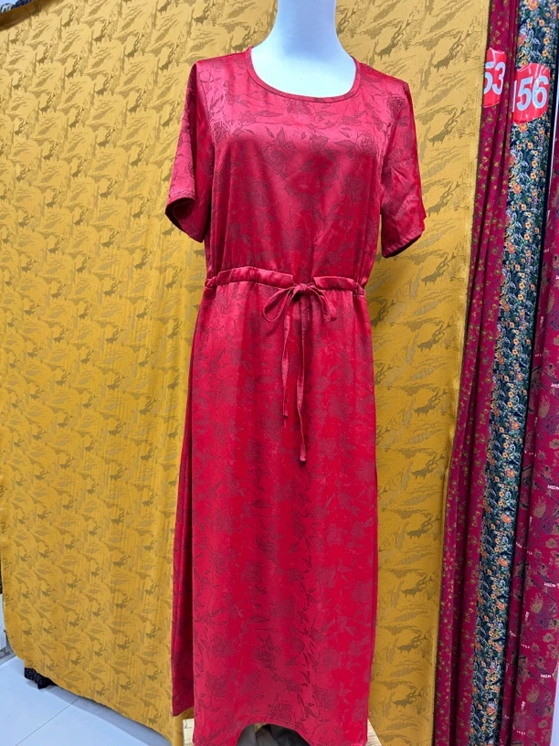 各种服装布料批发零售织花奥绒蚕丝棉醋酸缎养生棉布料柔软舒透气