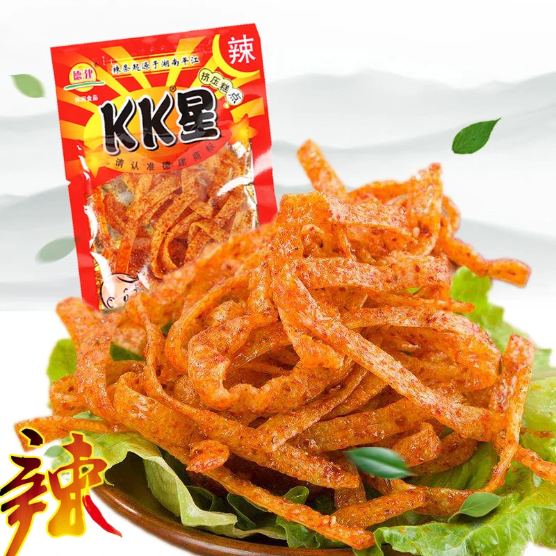 KK星辣条吃得乐辣条麻辣8090后儿时怀旧超辣辣丝校园零食童年小吃