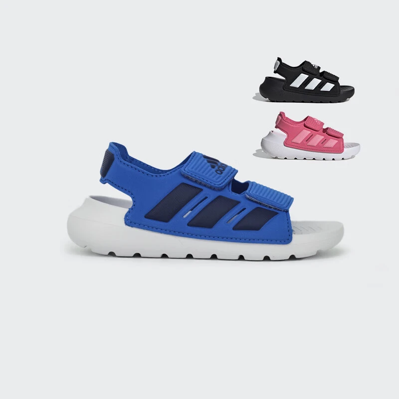 阿迪达斯童鞋24年夏季新款男女儿童轻便露趾魔术贴运动凉鞋ID2841