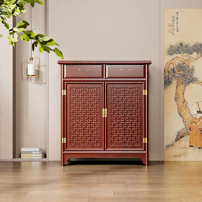 虎牌中式隐形保险柜108cm 家用办公防盗大容量指纹密码全钢保险箱