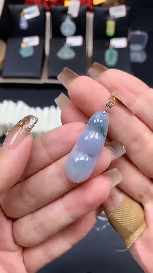 【闪购商品】翡翠吊坠(不含链)18K金镶嵌MS125590