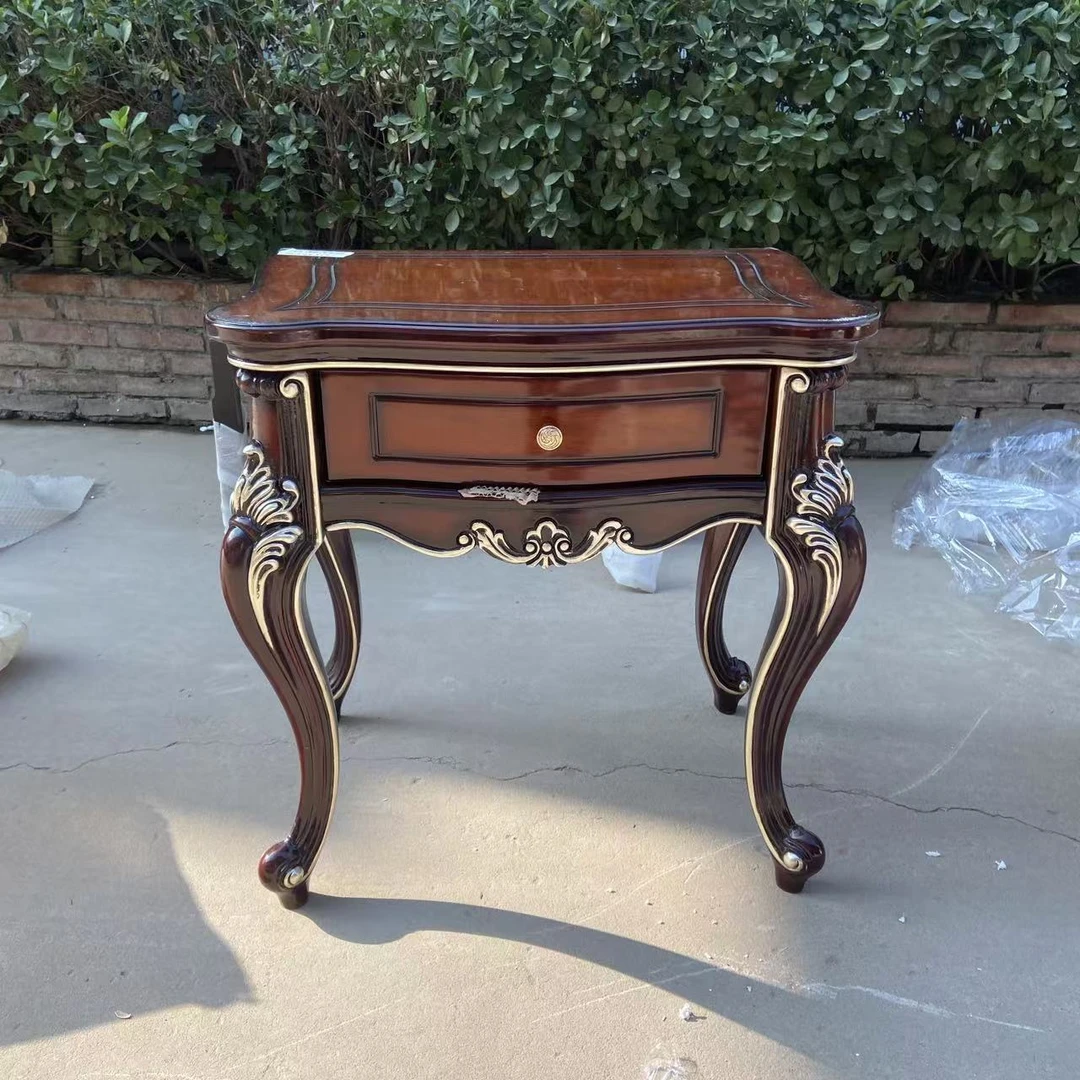 萨芬戴  108B  床头柜  深色 床头柜   65*44*68 瑕疵