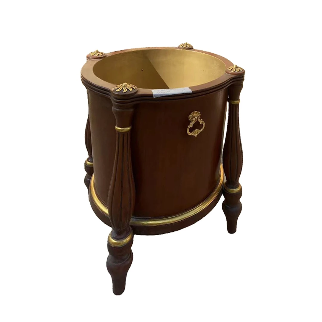 法式家具 哥特  花盆    GY125花几   55*55*56  瑕疵 小把手