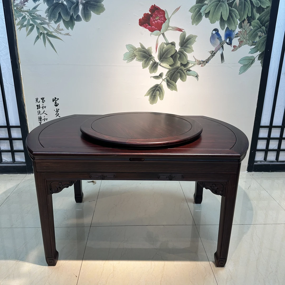 新红利居推荐-138折叠餐桌餐台配8椅